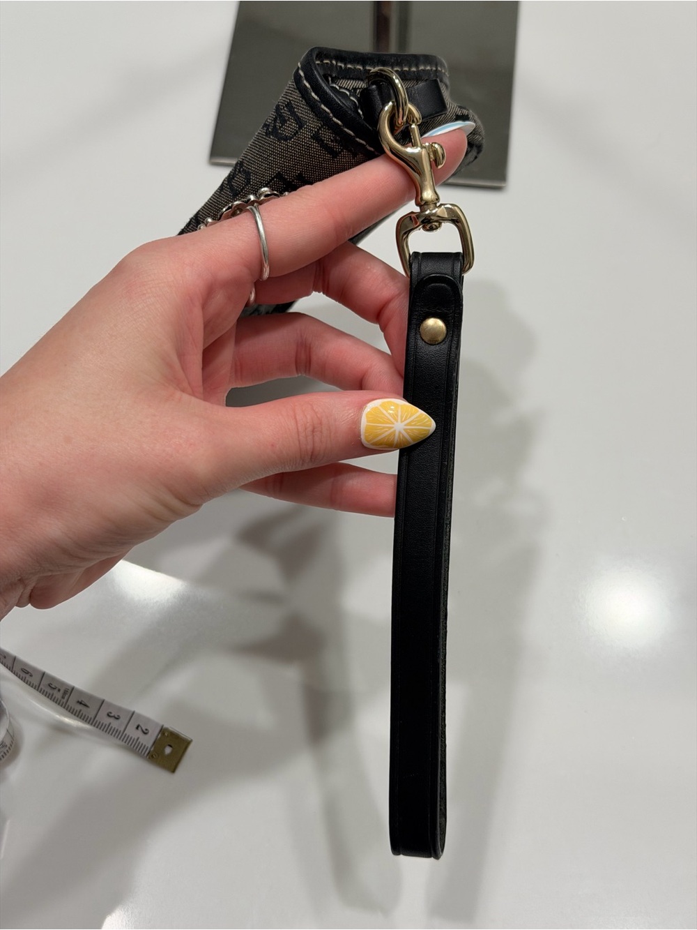 Dooney & Bourke Monogram Gray Wristlet - Picture 5 of 7